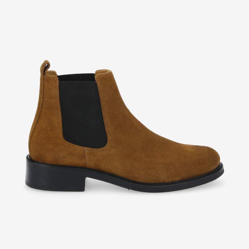 CANDIDE CHELSEA W - SUEDE -  MARRON